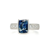 Platinum Parti-Sapphire ring