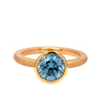 Blue Diamond Ring