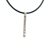 7 diamond Stick pendant