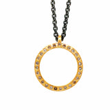 Ombré Circle pendant