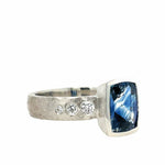 Platinum Parti-Sapphire ring