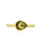 Green Eye Sapphire ring