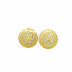 Inner Halo gold studs