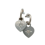 Star Heart earrings
