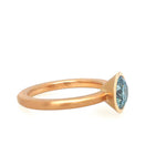 Blue Diamond Ring