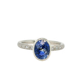 Oval Sapphire ring