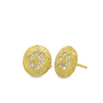 Inner Halo gold studs