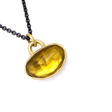 Chartreuse Tourmaline Pendant