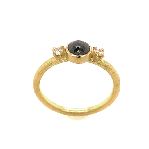 Black diamond ring.