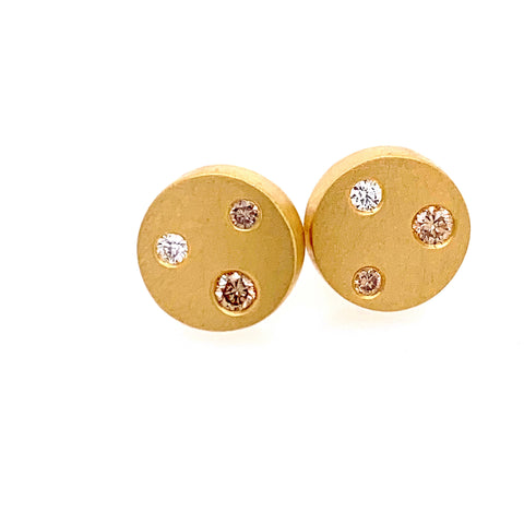 Gold Dot Earrings