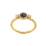 Black diamond ring.
