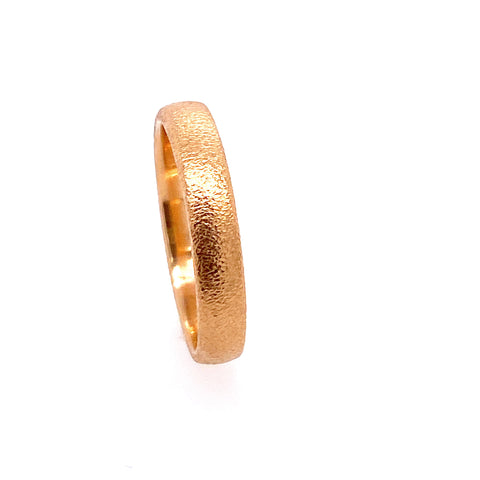 Textured Rose gold Band