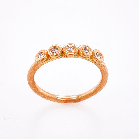 Buy Hollow beads and donuts online : Rose gold-plated sterling silver 925  donut 7mm (2.1mm) - Com-forsa S.L.